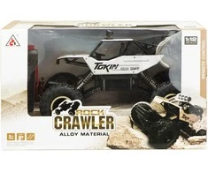 Roger RC automobilis Rock Crawler 1:12 4WD METAL sidabrinis