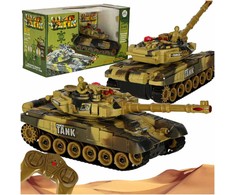 RC karo tankas 9993 2,4 GHz dykumos tankas