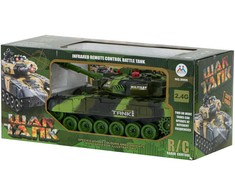 RC karo tankas 9993 2,4 GHz miško kamufliažas