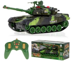 RC karo tankas 9993 2,4 GHz miško kamufliažas