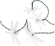 Saulės Dragonfly sodo žibintai 6,5 m 30LED multicolour