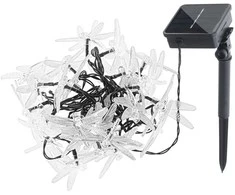 Saulės Dragonfly sodo žibintai 6,5 m 30LED multicolour