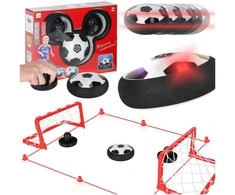 Kontext Šviečiantis stalo kamuolys Hoverball + vartai