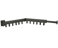 Teleskopinė prailginama sieninė pakaba 84 cm juoda