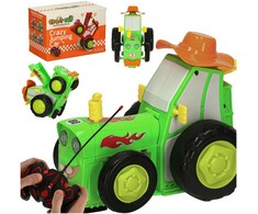 Traktorius RC traktorius šokinėja šokių garsas žalias
