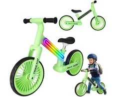 Balansinis dviratis Trike Fix Glow LED rėmas, neoninė žalia
