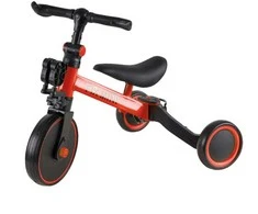 Trike Fix Mini krosinis triratukas 3in1 su pedalais, raudonas
