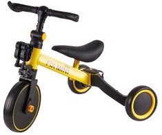 Trike Fix Mini krosinis triratukas 3in1 su pedalais geltonas