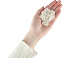 Kinetinis smėlis vaikams 1kg baltas