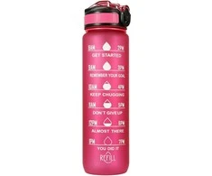 Gertuvė dviračiui 1000ml Time market bottle Rožinė