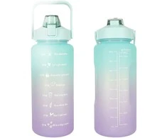 KIK Gertuvė su šiaudeliu ir laiko gradacija, 2000 ml, violetinė su mėtine