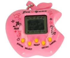 Žaislas Tamagotchi elektroninis žaidimas obuolys rožinis