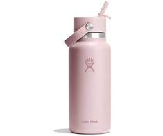„Hydro Flask“ termosas su plačiu, lanksčiu šiaudiniu dangteliu „Trillium“ 0,946 l