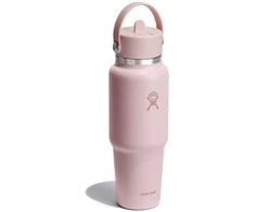 Gertuvė „Hydro Flask“ plataus burnos, lankstaus šiaudelio dangtelio „Tonal Trillium“ kelioninis butelis, 946 ml