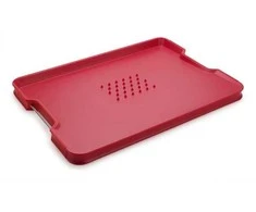 Joseph Joseph Joseph Cut&amp;Carve Plus Dwustronna L raudona