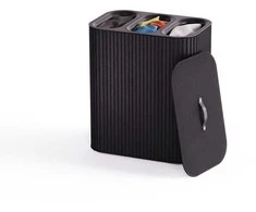 Joseph Joseph Joseph Tota Luxe 3 Komory 90 l Bambus juoda