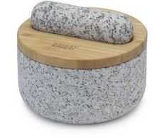 Joseph Joseph JJ-Grūdų skiedinys su mediniu dangteliu Dash, granito