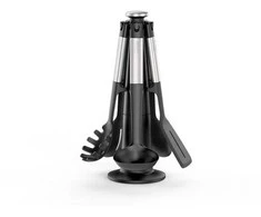 Joseph Joseph Joseph Elevate Silicon Steel 6el. juoda