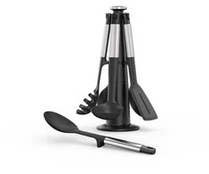 Joseph Joseph Joseph Elevate Silicon Steel 6el. juoda