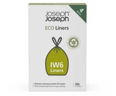 Joseph Joseph JJ šiukšlių maišai IW6 30l, 4 vnt. pakuotėje/80 vnt., Eco Lines