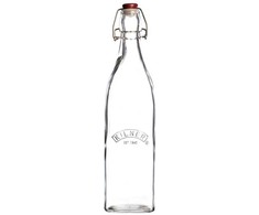 Buteliukas kwadratowa CLIP TOP 1L / Kilner
