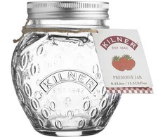 Braškių vaisių uogienės stiklainis 0,4 l / Kilner