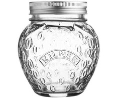 Braškių vaisių uogienės stiklainis 0,4 l / Kilner