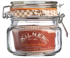 Kilner Rayware Group KIL-Jar 0,5 l Square Clip Top Stiklainis