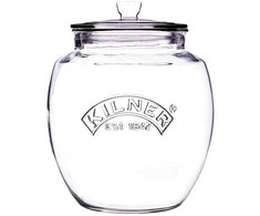 Stiklinis PUSH TOP 2L sandėliavimo indas / Kilner