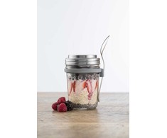 „Kilner“ pusryčių stiklainis + šaukštas 0025 899