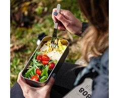 Rinkinys sztućców w etui MB Slim Box Monbento - juodas onyx-universalus