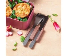 Monbento Slim Box Moka Rosa rožinė