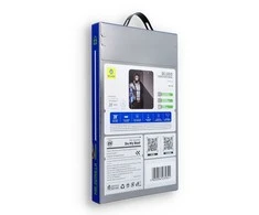Blueo LCD apsauginis stikliukas 5D Mr. Monkey Glass (Strong Privacy) Samsung S948 S26 Ultra juodas