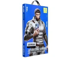 Blueo 5D Mr. Monkey Glass - Apple iPhone 15 Pro juodas (Airbag Anti-broken)