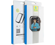 Blueo 5D Mr. Monkey Glass - skirtas Apple Watch 10 42MM juodas (Strong HD)