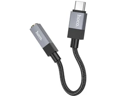 Adapteris AUX USB C to Jack 3,5 mm Hoco UPA32C UPA32C juodas