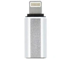 OEM adapteris C tipo (lizdas) į „Lightning“ (vyras) sidabrinis