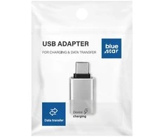 Adapteris USB A 3.0 to Type C Blue Star - baltas