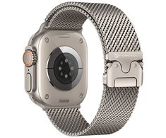 „Apple Watch“ dirželis Forcell F-Design FA11 plieno užsegimas 38 / 40 / 41 mm sidabrinis