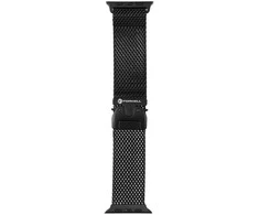 „Apple Watch“ dirželis Forcell F-Design FA11 plieno užsegimas 38/40/41 mm juodas