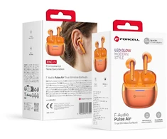 „Forcell F-Audio Pulse Air ENC“ belaidės į ausis įdedamos TWS ausinės, auksinės