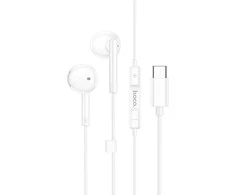 Wire ausinės USB C Hoco M95 baltas