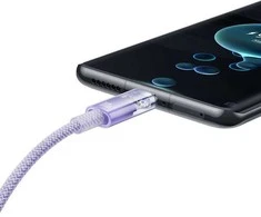 Greitas įkrovimas USB-C Baseus Flash, QC 3.0, Huawei SCP, Samsung AFC, 5A, 1m (žalia)