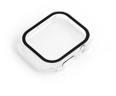 „Bestsuit“ dėklas su hibridiniu stiklu, skirtas „Apple Watch 10“, 42 mm - skaidrus