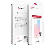 Dėklas Case for iPhone 16 Forcell F-Protect Mirage compatible with Magsafe Military Drop-Test pinky mėlynas