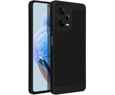 Greengo Oem BREEZY Dėklas skirtas Xiaomi Redmi Note 14 4G (GLOBAL - 164,84mm x 78,15mm x 8,16mm) juodos spalvos