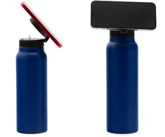 Gertuvė Oem Buteliukas / bidon na wodę metal su laikikliu kompatybilnym su Magsafe 750ml mėlyna