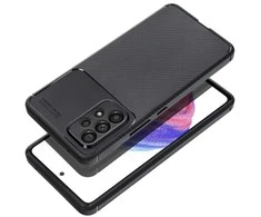Dėklas, skirtas Samsung S26 PLUS, anglies pluošto, aukščiausios kokybės juodas