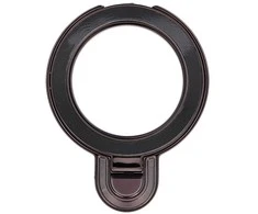OEM telefono stovas CIRCLE - priklijuojamas - juodas