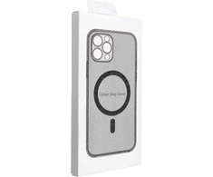 Oem CLEAR MAG COVER dėklas suderinamas su MagSafe skirtas Samsung Galaxy S25 juodos spalvos